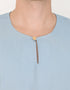 BAJU MELAYU PESAK MEGAT R/FIT (POWDER BLUE)